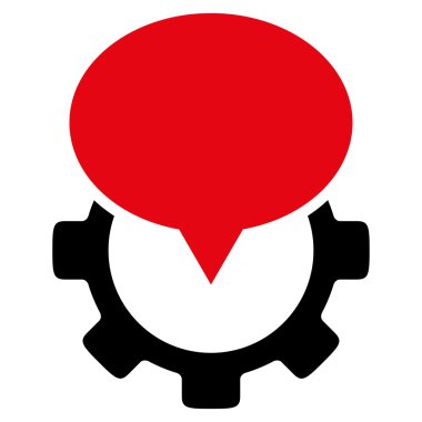 Sanayi harita işaretleyici düz simgesi