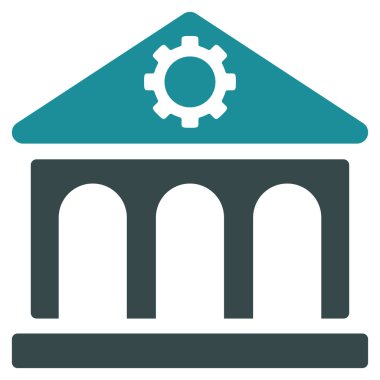 Fabrika düz simgesi