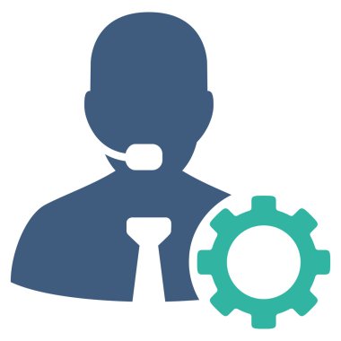 Operatör seçenekleri düz simgesi