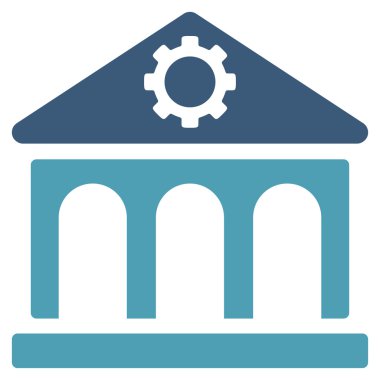 Fabrika düz simgesi