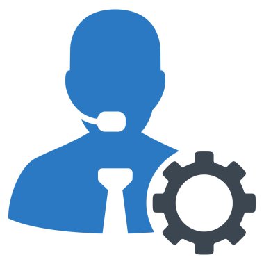 Operatör seçenekleri düz simgesi