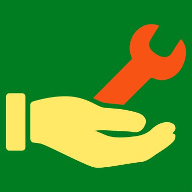 İngiliz anahtarı Service simgesini