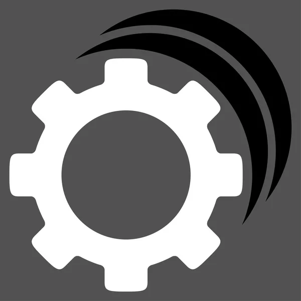 Gears Flat Icon — Stock Vector