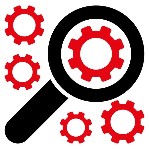 Płaskie ikonę narzędzia wyszukiwania — Wektor stockowy