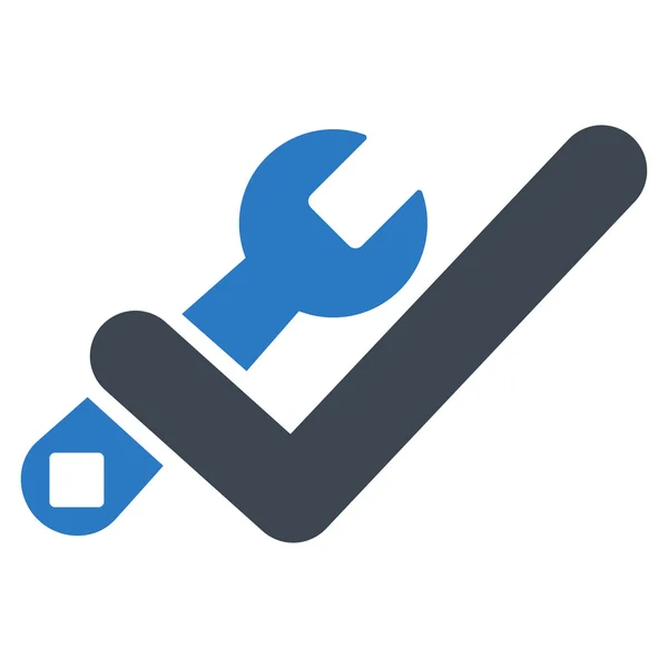 Plochý ikona platné nástroje — Stockový vektor