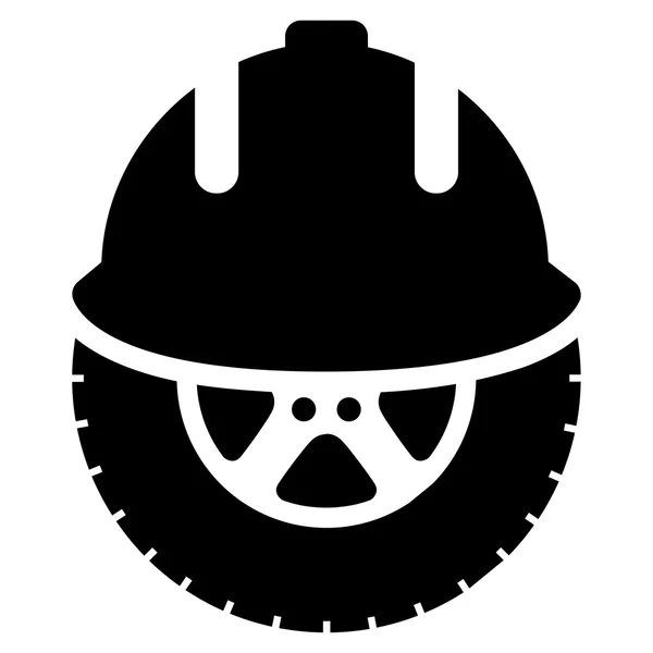Icône plate de développement de roue — Image vectorielle