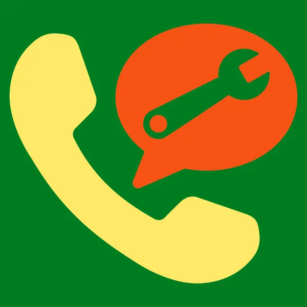 Symbol für den Telefondienst — Stockvektor