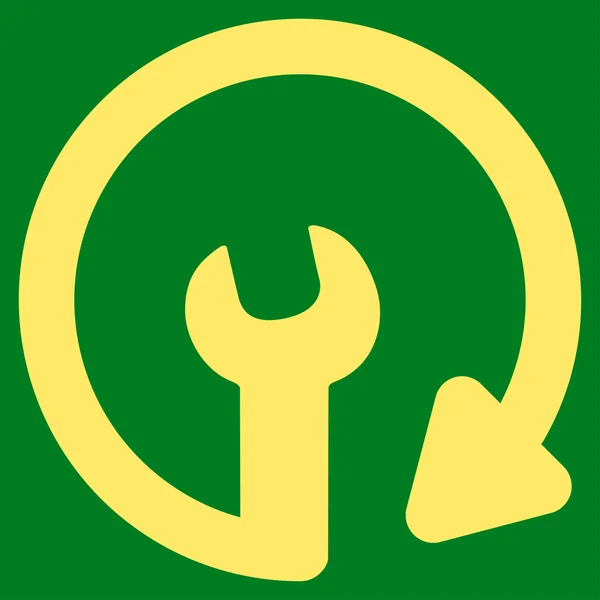 Wiederholtes Service-Symbol — Stockvektor