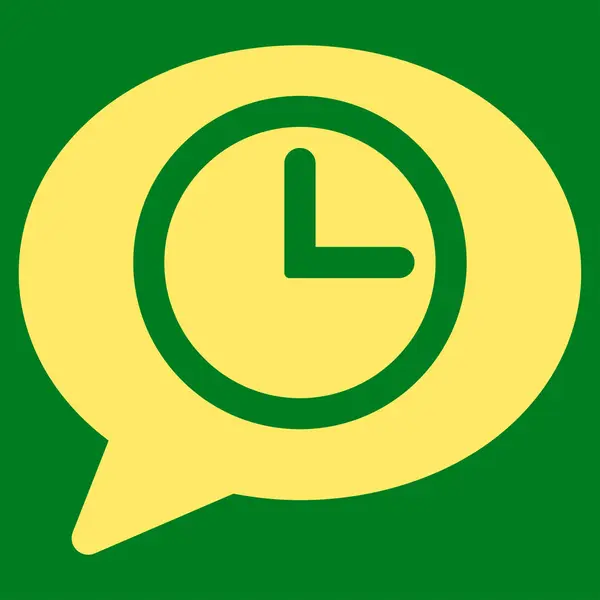 Ícone de tempo de mensagem —  Vetores de Stock
