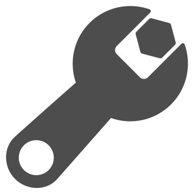 Düz İngiliz anahtarı simgesini