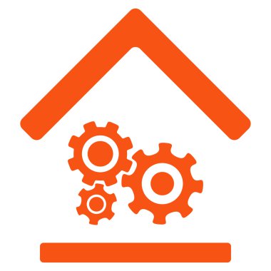 Atölye düz simgesi