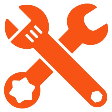 Düz İngiliz anahtarı simgesini