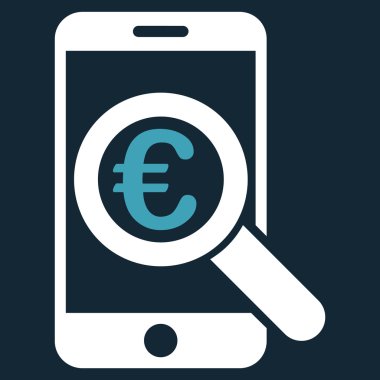 Euro mobil araştırma simgesi