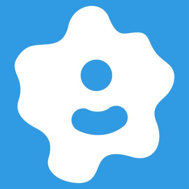 Ameba düz simgesi