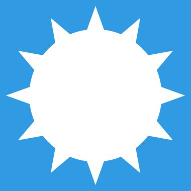 Bakteri düz simgesi