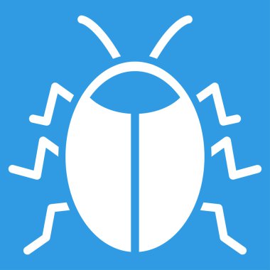 Böcek düz simgesini