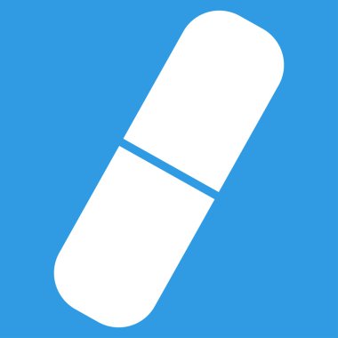 Kapsül düz simgesi