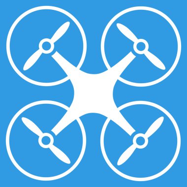 Nanocopter düz simgesi