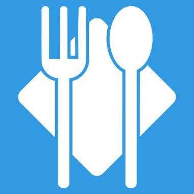 Beslenme düz simgesi