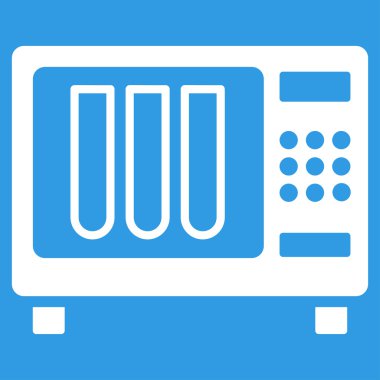 Sterilizatör düz simgesi