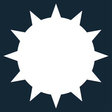 Bakteri düz simgesi