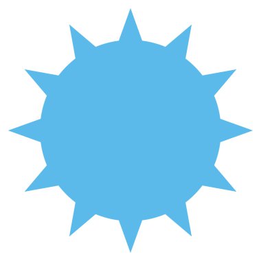 Bakteri düz simgesi