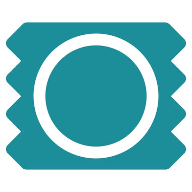 Prezervatif düz simgesi