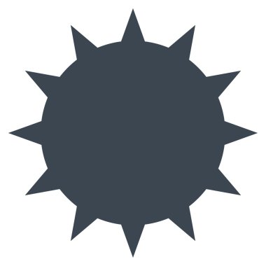 Bakteri düz simgesi