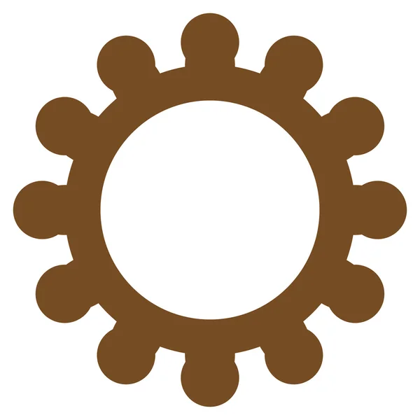 Гирс Плоская икона — стоковое фото