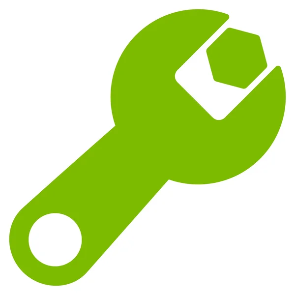 Wrench Flat Icon — Stock Photo, Image
