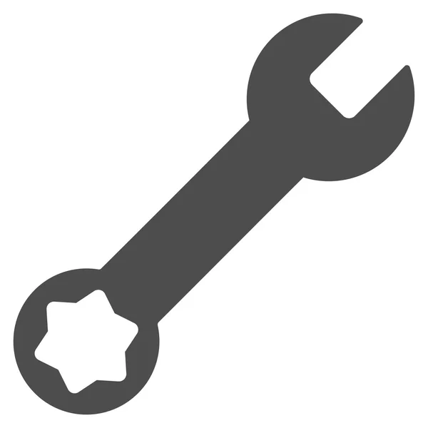 Wrench Flat Icon — Stock Photo, Image