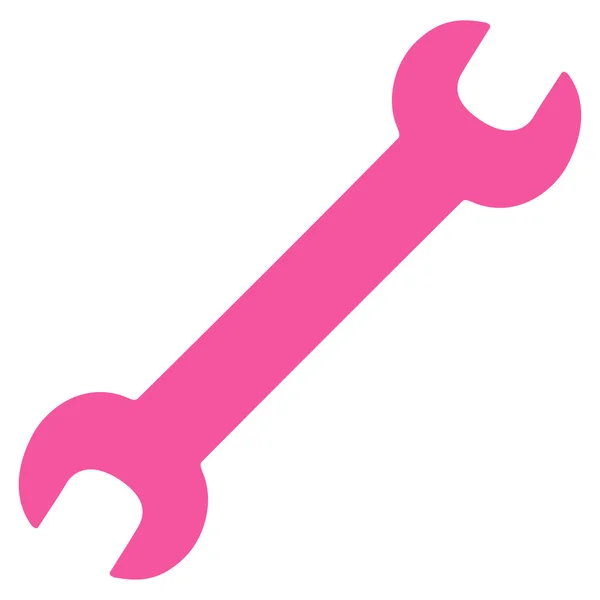 Wrench Flat Icon — Stock Photo, Image