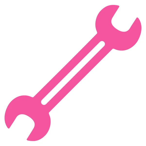 Wrench Flat Icon — Stock Photo, Image