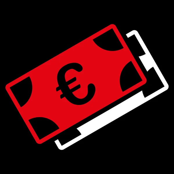 Euro Banknotes Icon — Stock Photo, Image