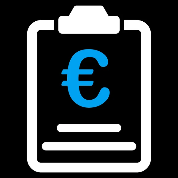 Ícone de preços do euro — Fotografia de Stock