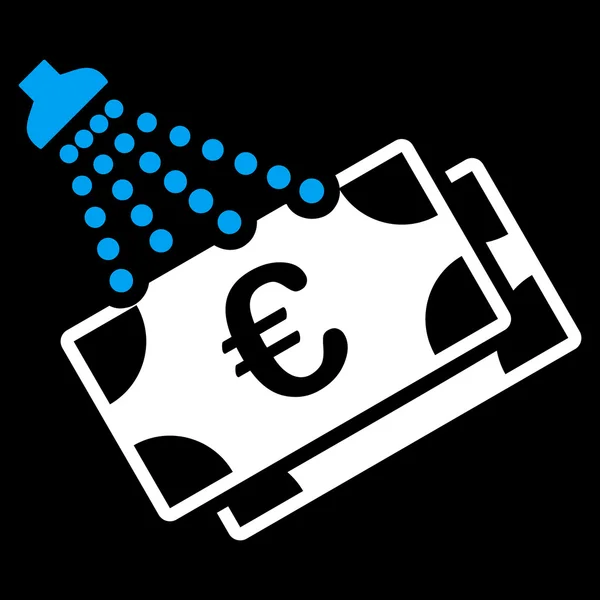 Euro Hvitvasking Icon – stockfoto