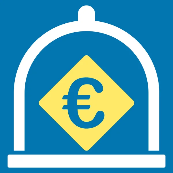 Euro kaucji ikona — Zdjęcie stockowe
