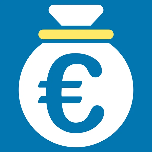 Icona Fondo Euro — Foto Stock