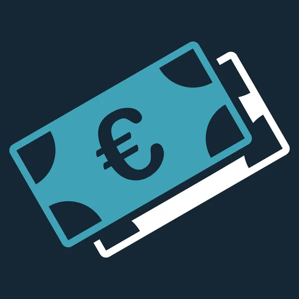 Euro Banknotes Icon — Stock Photo, Image