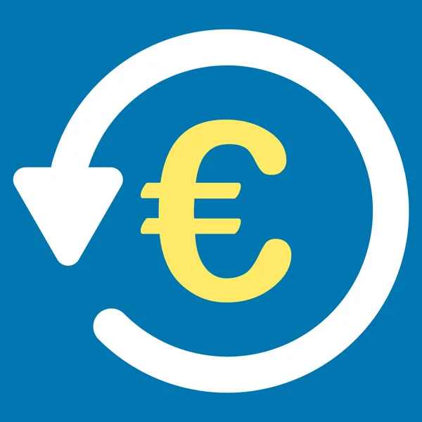 Euro rabat ikona — Zdjęcie stockowe