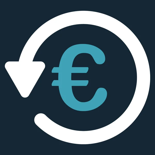 Euron rabatten ikonen — Stockfoto