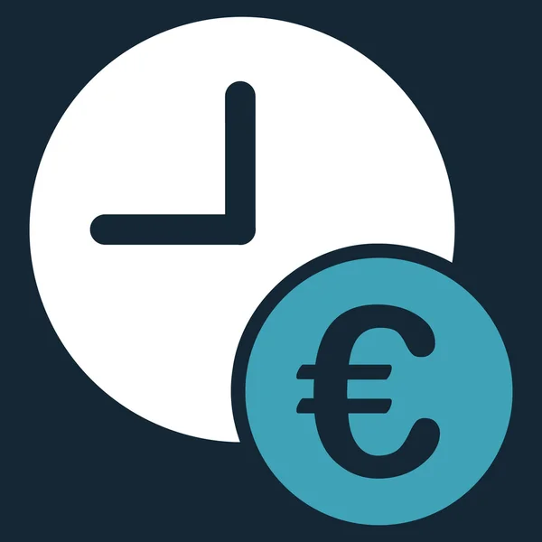 Euro ismétlődő kifizetések ikon — Stock Fotó