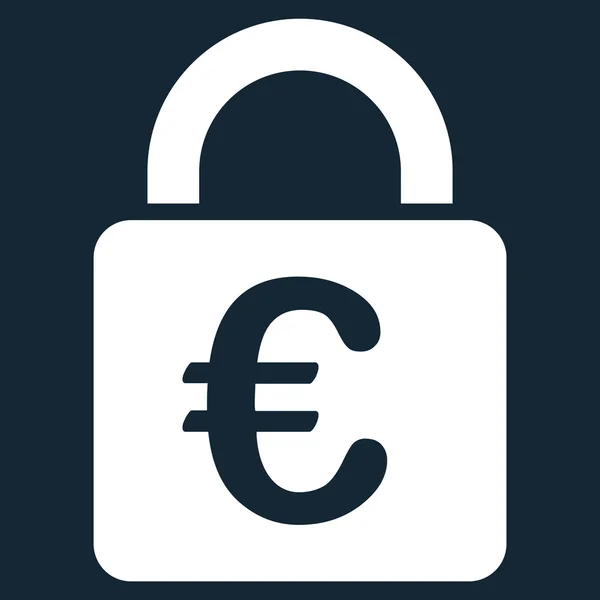 Pictogram van een hangslot euro — Stockfoto