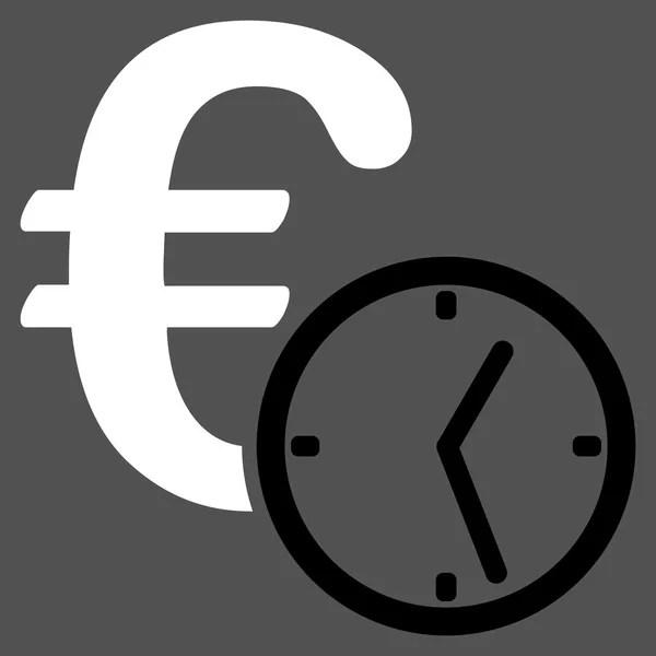 Euro credit pictogram — Stockfoto