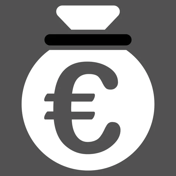 欧元基金图标 — 图库照片