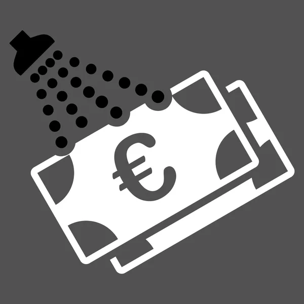 Euro Money Laundry Icon — Stock Photo, Image