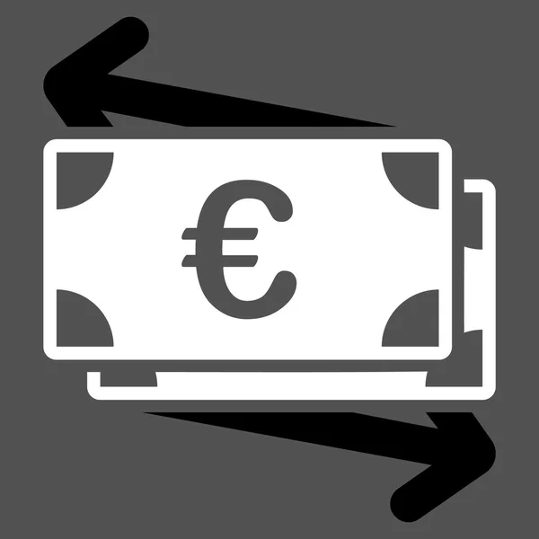 Euro Money Transfer Icon — Stock Photo, Image