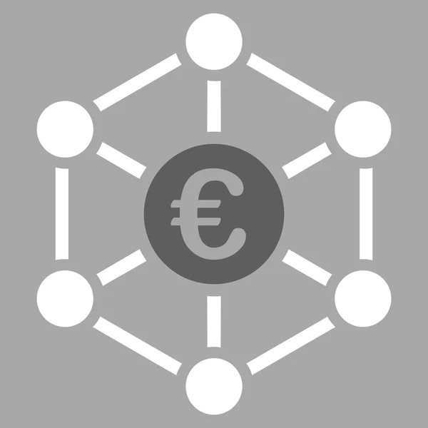 Euro Bank Network kuvake — kuvapankkivalokuva