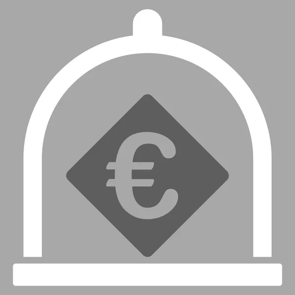 Euro vkladový ikona — Stock fotografie