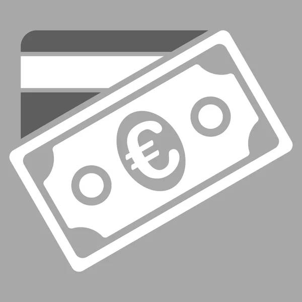 Euro-Geld-Kreditkartensymbol — Stockfoto